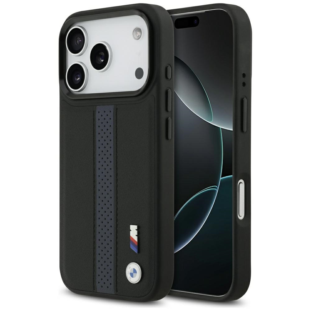 BMW M perforuotas juostelinis logotipas MagSafe Dėklas, skirtas iPhone 17 Pro - Blue
