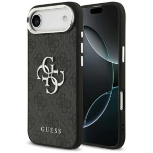 Guess 4G Big 4G Classic Logo dėklas, skirtas iPhone 17 Air - juodas