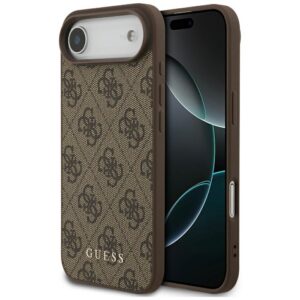 Guess 4G Classic dėklas iPhone 17 Air – rudas