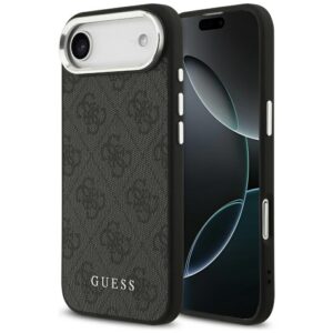 Guess 4G Classic Logo MagSafe dėklas iPhone 17 Air - juodas