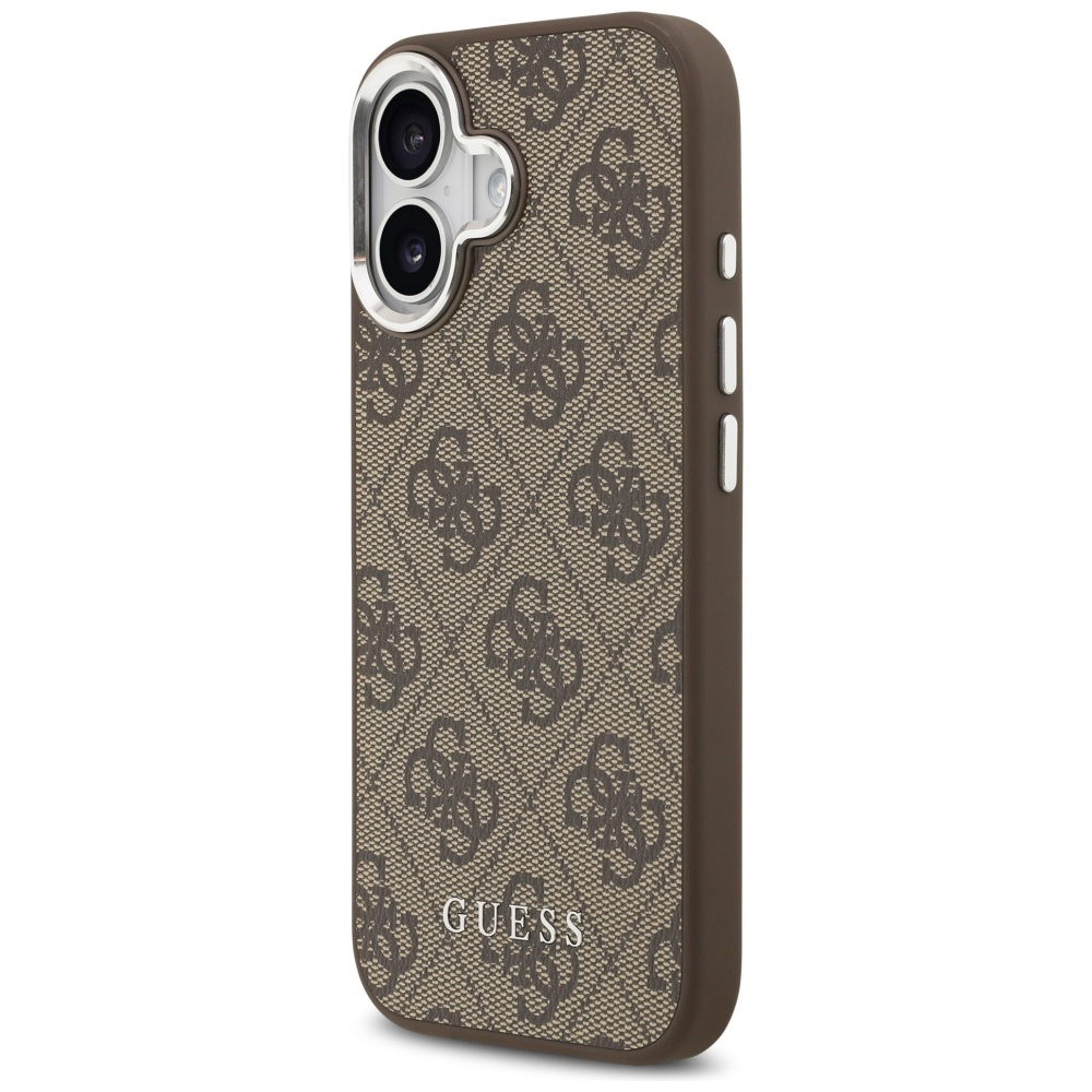 Guess MagSafe dėklas iPhone 17 – rudas