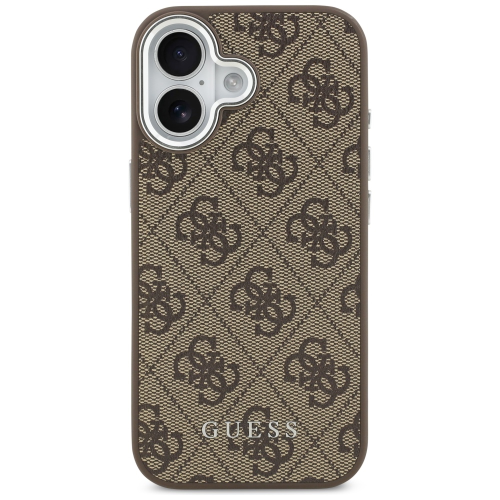Guess MagSafe dėklas iPhone 17 – rudas