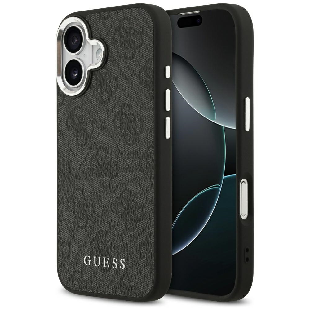 Guess 4G Classic Logo MagSafe dėklas iPhone 17 - juodas
