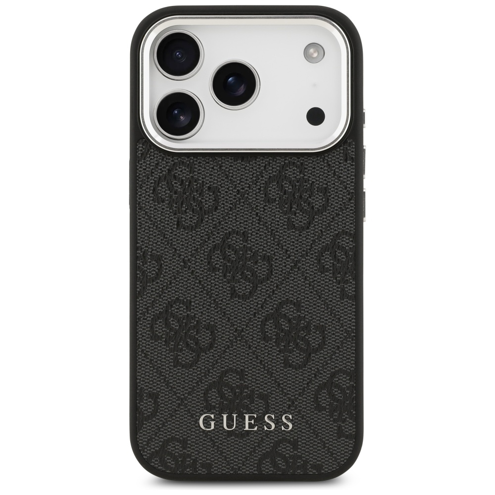 Guess MagSafe dėklas iPhone 17 Pro – juodas