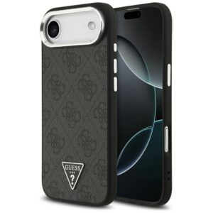 Guess 4G Triangle Logo MagSafe dėklas iPhone 17 Air - juodas