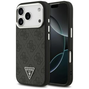 Guess MagSafe dėklas iPhone 17 Pro – juodas