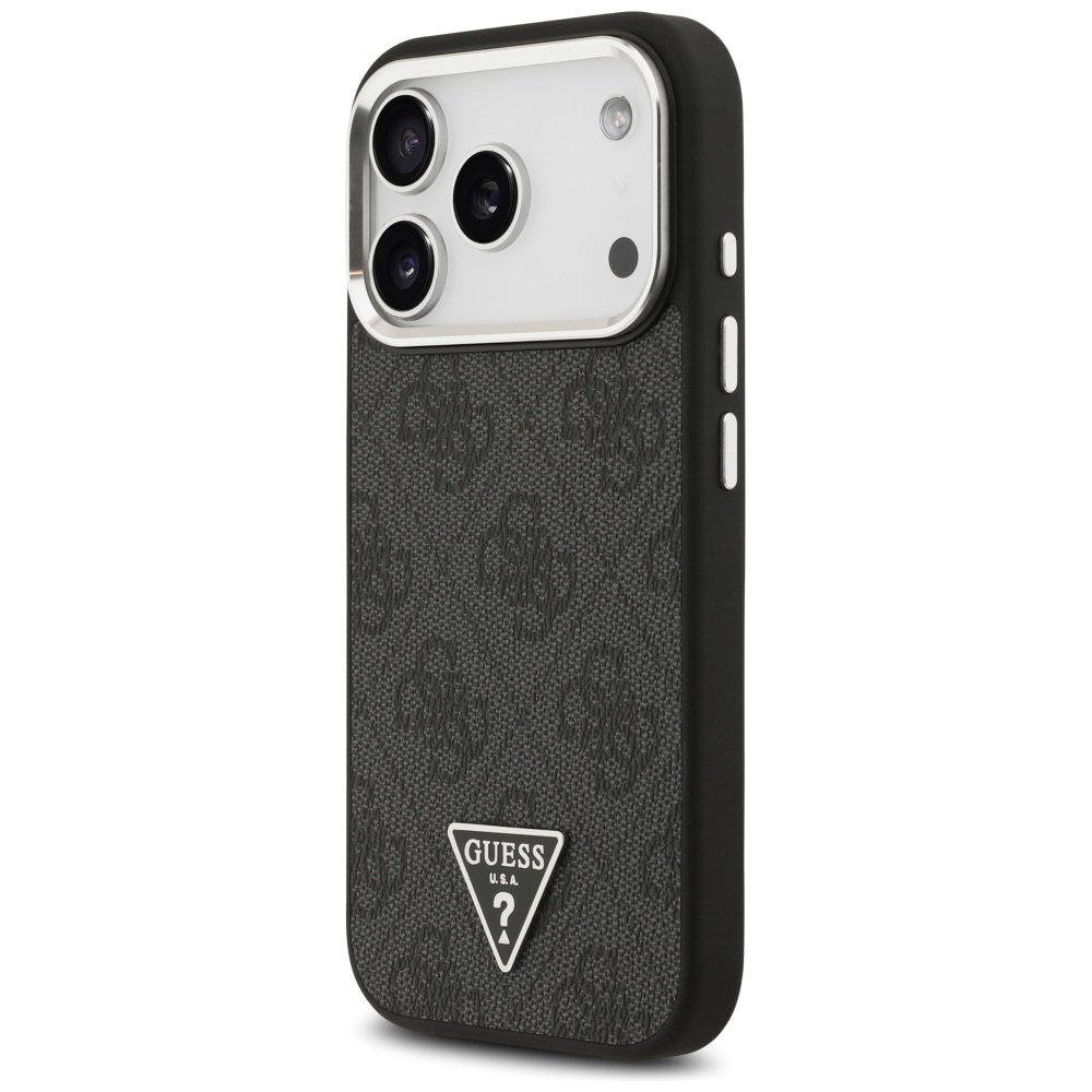 Guess MagSafe dėklas iPhone 17 Pro – juodas