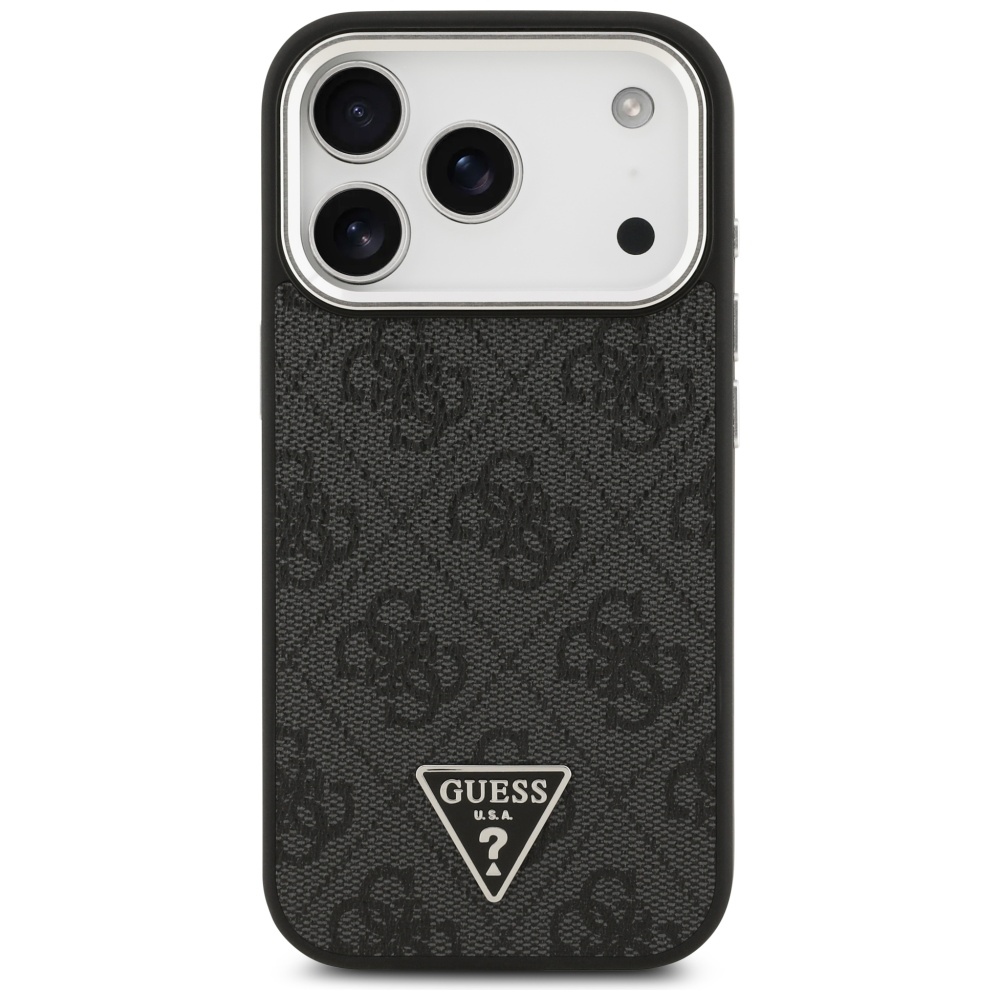 Guess MagSafe dėklas iPhone 17 Pro – juodas