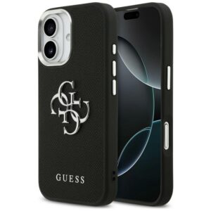 Guess 4G dėklas iPhone 17 – juodas