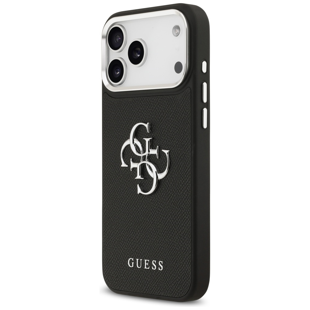 Guess dėklas iPhone 17 Pro Max – juodas