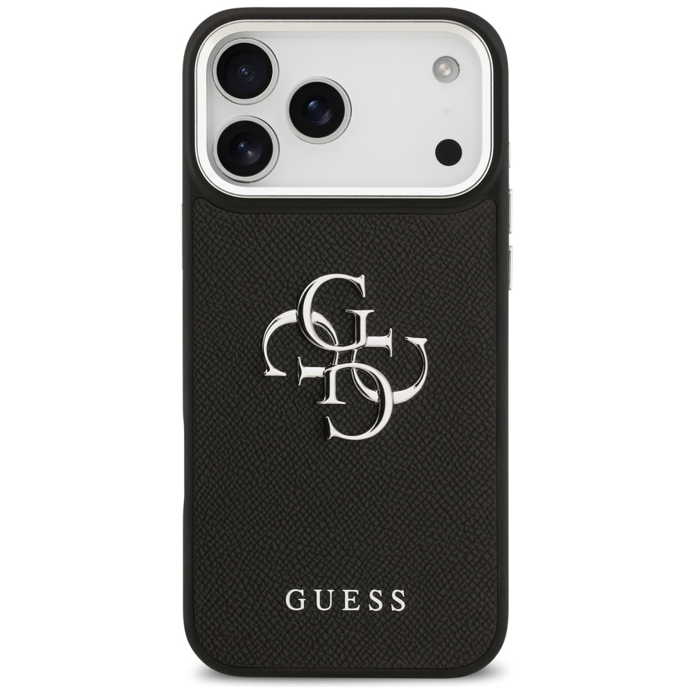 Guess dėklas iPhone 17 Pro Max – juodas