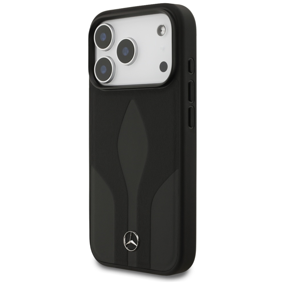 Mercedes odinis MagSafe dėklas iPhone 17 Pro – juodas