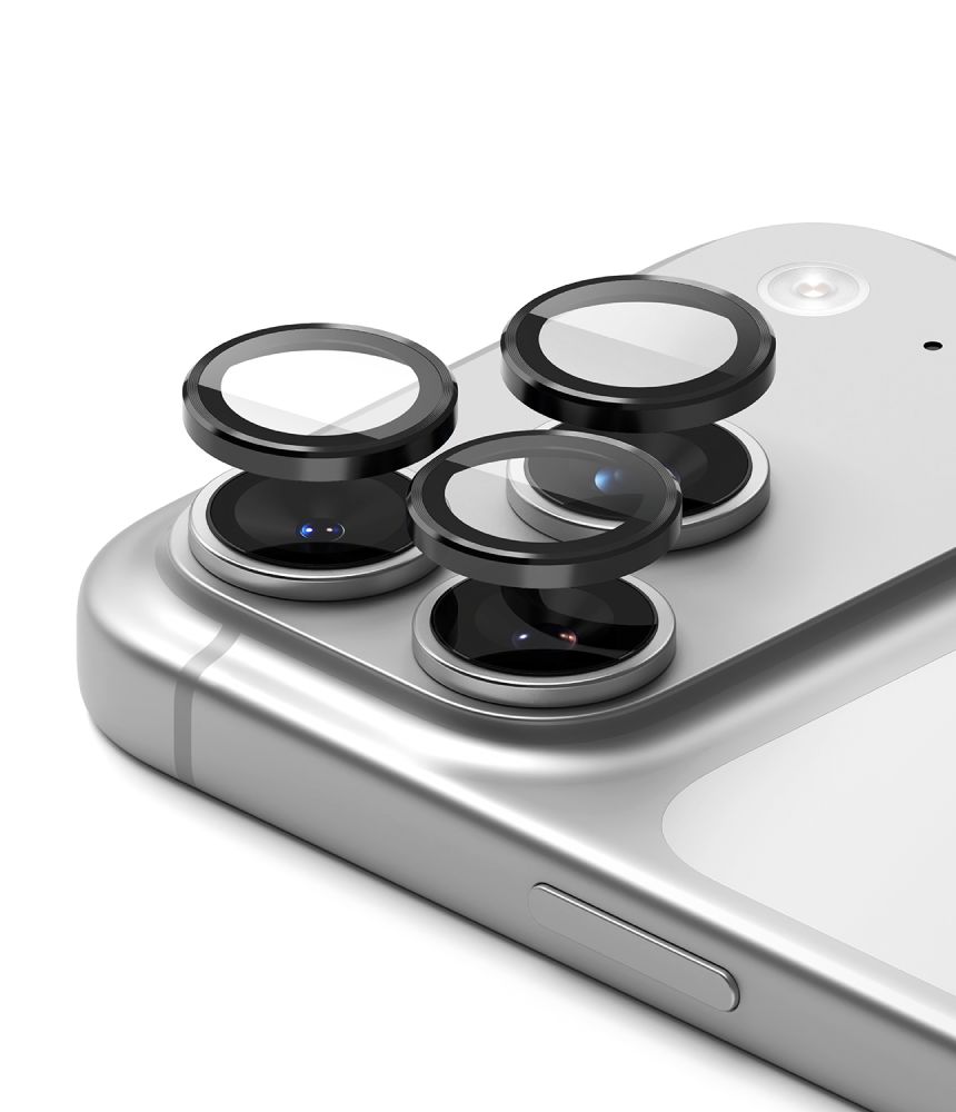 Kameros apsauginis stiklas Ringke Camera Frame Protector iPhone 18 Pro / 18 Pro Max, 2 vnt., juodas