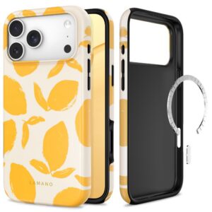 Dėklas Tech-Protect Lamano MagSafe iPhone 17 Pro Max / 18 Pro Max Lemon Haze
