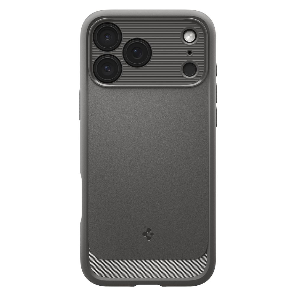 Dėklas Spigen Rugged Armor Mag MagSafe iPhone 17 Pro / 18 Pro, pilkas