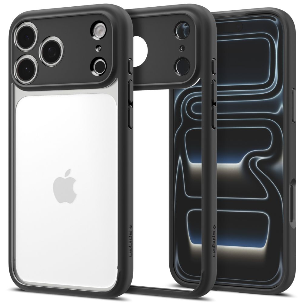 Dėklas Spigen Ultra Hybrid iPhone 17 Pro / 18 Pro, matinis juodas