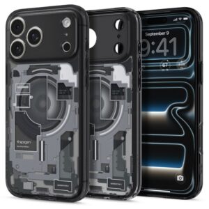 Dėklas Spigen Ultra Hybrid MagSafe iPhone 17 Pro Max / 18 Pro Max Zero One, juodas
