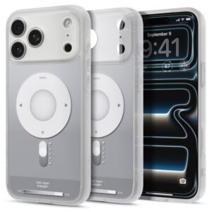 Dėklas Spigen Ultra Hybrid MagSafe iPhone 17 Pro Max / 18 Pro Max Classic, sidabrinis