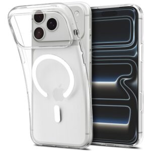 Dėklas Spigen Liquid Crystal MagSafe iPhone 17 Pro / 18 Pro, skaidrus