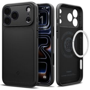 Dėklas Spigen Thin Fit MagSafe iPhone 17 Pro Max / 18 Pro Max, juodas