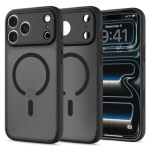Dėklas Spigen Ultra Hybrid MagSafe iPhone 17 Pro Max / 18 Pro Max, matinis juodas