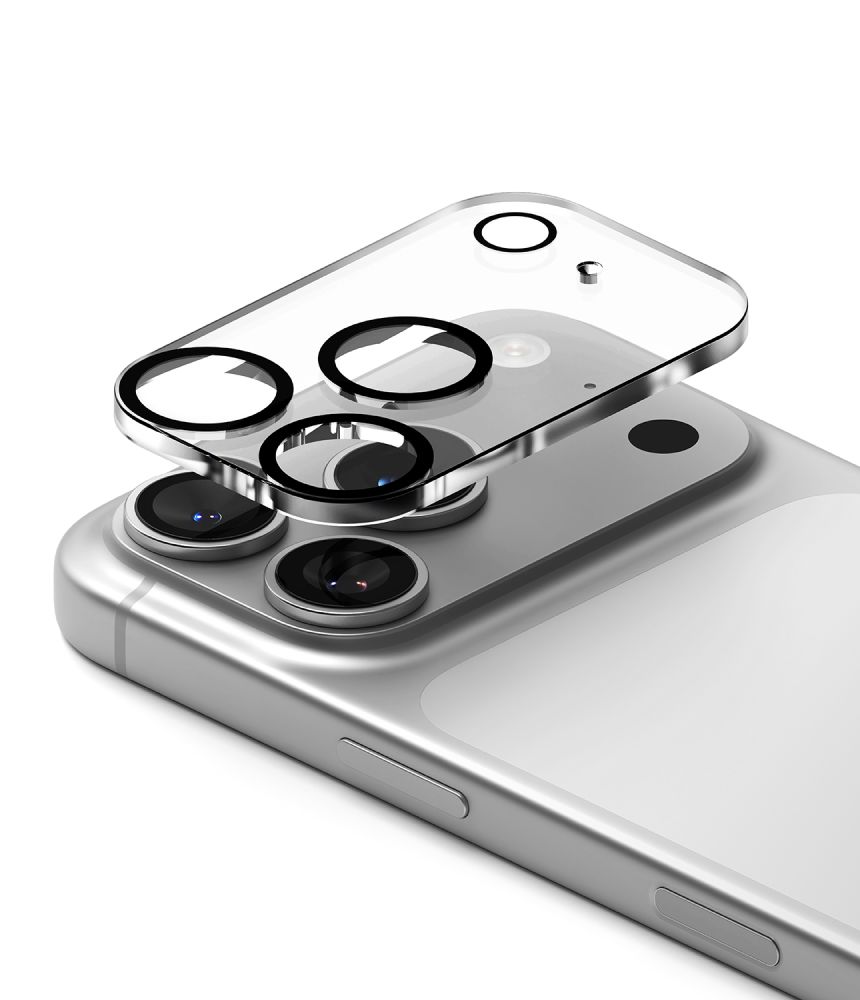 Kameros apsauginis stiklas Ringke Camera Full Cover iPhone 18 Pro, 2 vnt., skaidrus