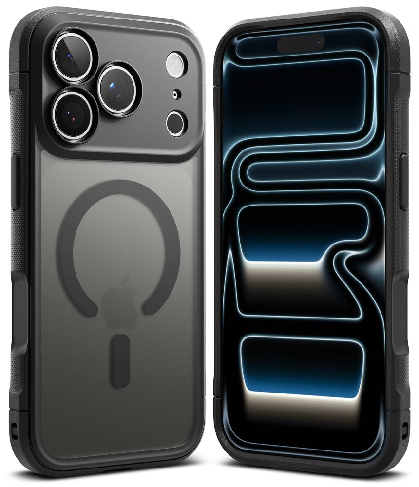 Dėklas Ringke Fusion Bold Magnetic MagSafe iPhone 17 Pro Max / 18 Pro Max, matinis dūminis