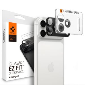 Kameros apsauginis stiklas Spigen Optik Pro XL Glas.tR EZ Fit iPhone 18 Pro Max, tamsiai pilkas