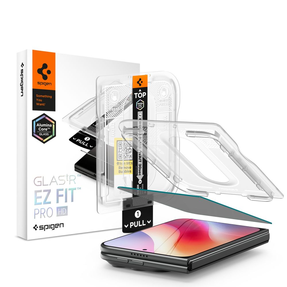 Apsauginis stiklas su privatumo filtru Spigen Glas.tR EZ Fit Pro AC HD Privacy iPhone Duo