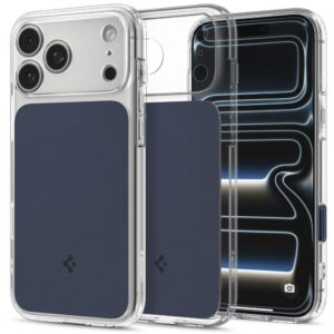 Dėklas Spigen Ultra Hybrid T MagSafe iPhone 17 Pro / 18 Pro, matinis mėlynas
