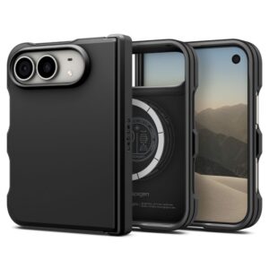 Dėklas Spigen Tough Armor Mag MagSafe iPhone Duo, juodas