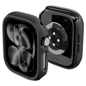 Dėklas Spigen Thin Fit Apple Watch 12 (42 mm), juodas