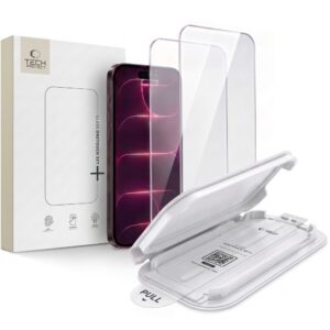 Apsauginis stiklas Tech-Protect OneTouch Set+ iPhone 17 Pro / 18 Pro 2 vnt., skaidrus