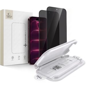 Apsauginis privatumo stiklas Tech-Protect OneTouch Set Spy+ iPhone 18 Pro Max, 2 vnt.