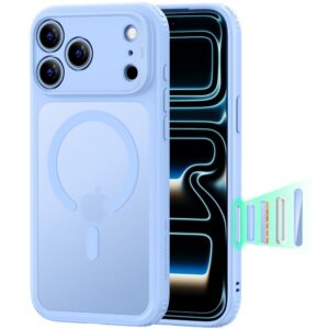 Dėklas ESR Classic Hybrid MagSafe iPhone 17 Pro Max / 18 Pro Max, matinis šviesiai mėlynas