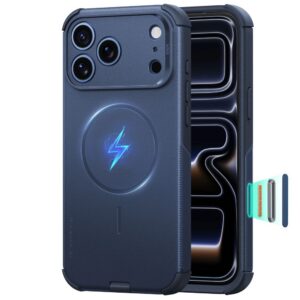 Dėklas ESR Cyber Tough MagSafe iPhone 17 Pro Max / 18 Pro Max, mėlynas