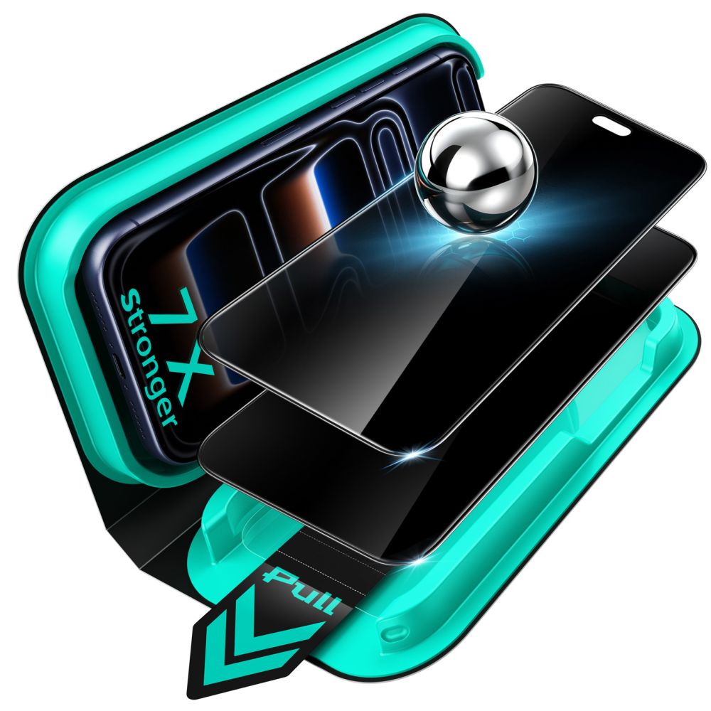 Apsauginis privatumo stiklas ESR UltraFit Armorite, 2 vnt., iPhone 18 Pro Max