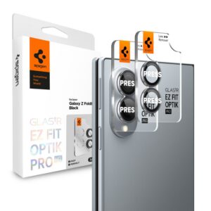 Kameros apsauginis stiklas Spigen Glas.tR EZ Fit Optik Pro HD Galaxy Z Fold 8, 2 vnt., juodas