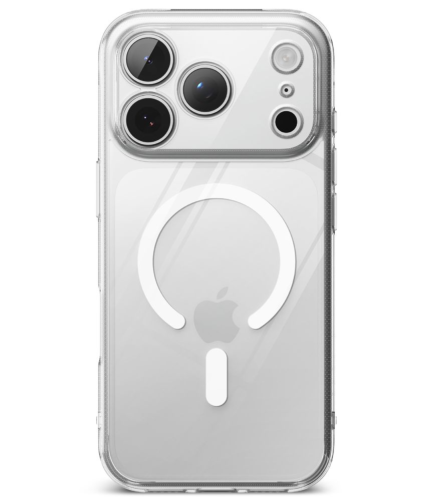 Dėklas Ringke Fusion Magnetic MagSafe iPhone 17 Pro Max / 18 Pro Max, skaidrus