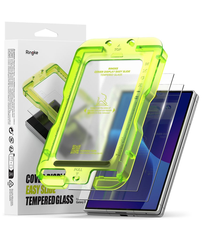 Apsauginis stiklas Ringke Cover Display Easy Slide Galaxy Z Fold 8, 2 vnt., skaidrus