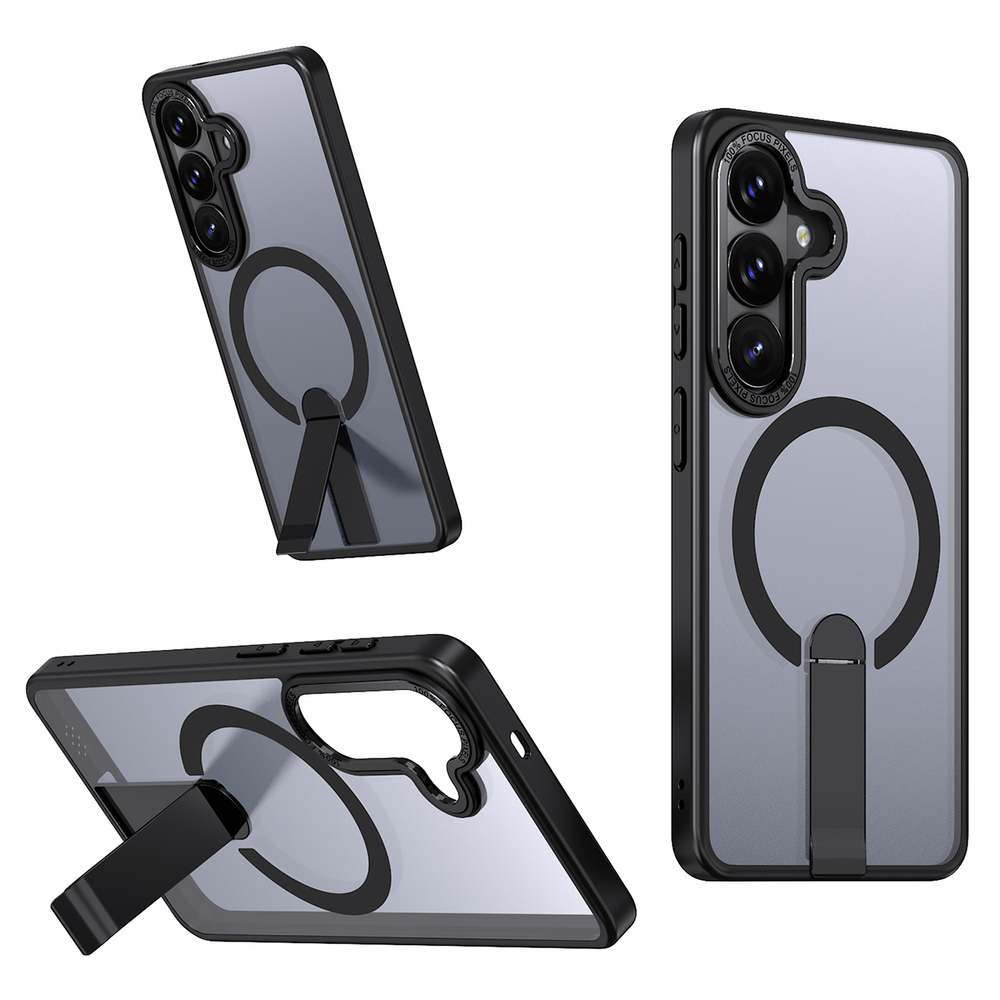 Hybrid Armor X dėklas Galaxy S26 su stovu – juodas