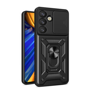 Hybrid Armor Camshield dėklas Galaxy S26+ – juodas