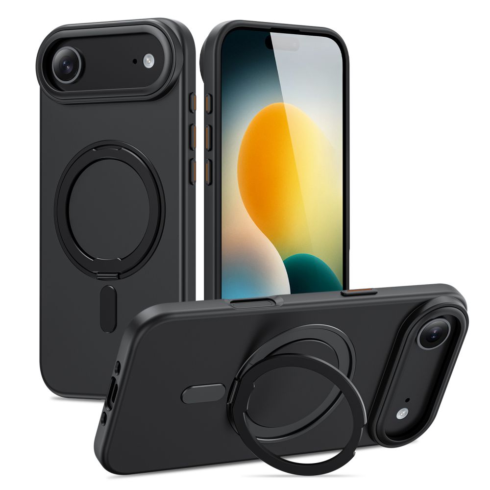 Dėklas Tech-Protect MagRing MagSafe iPhone Air, juodas