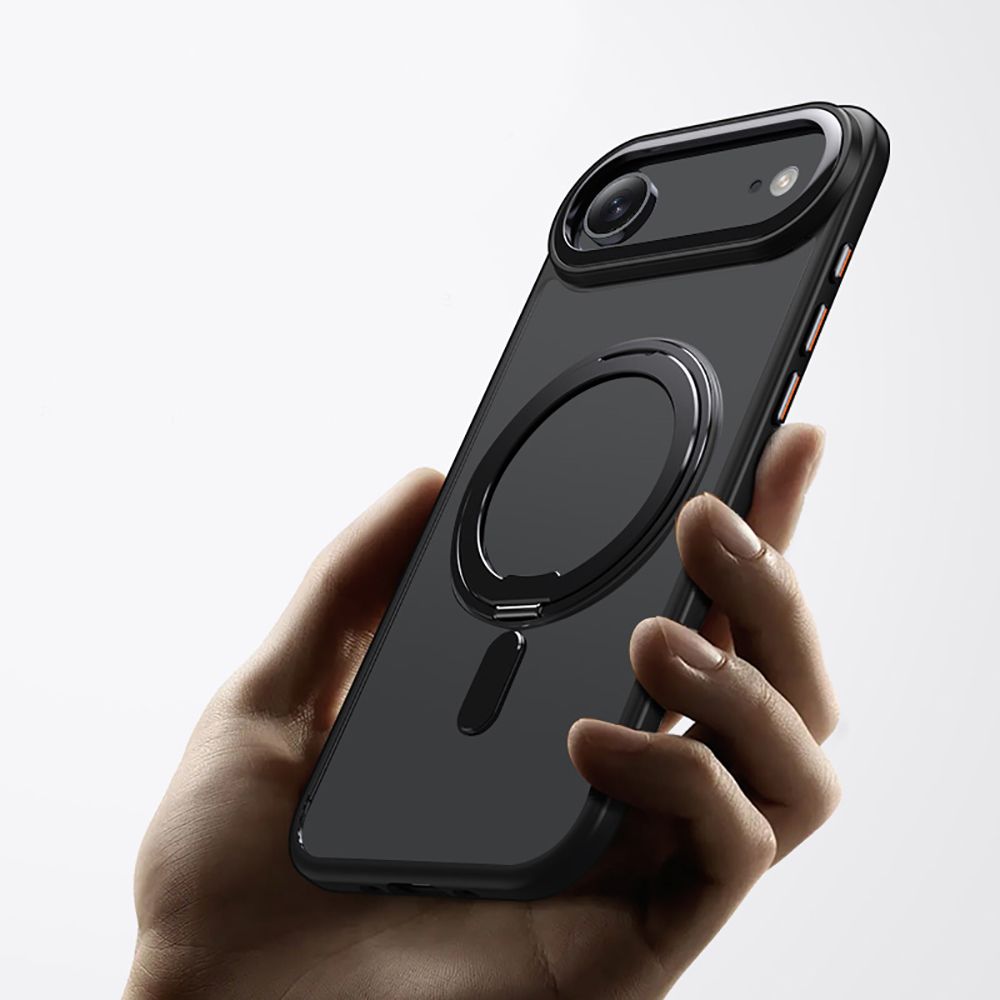 Dėklas Tech-Protect MagRing MagSafe iPhone Air, juodas