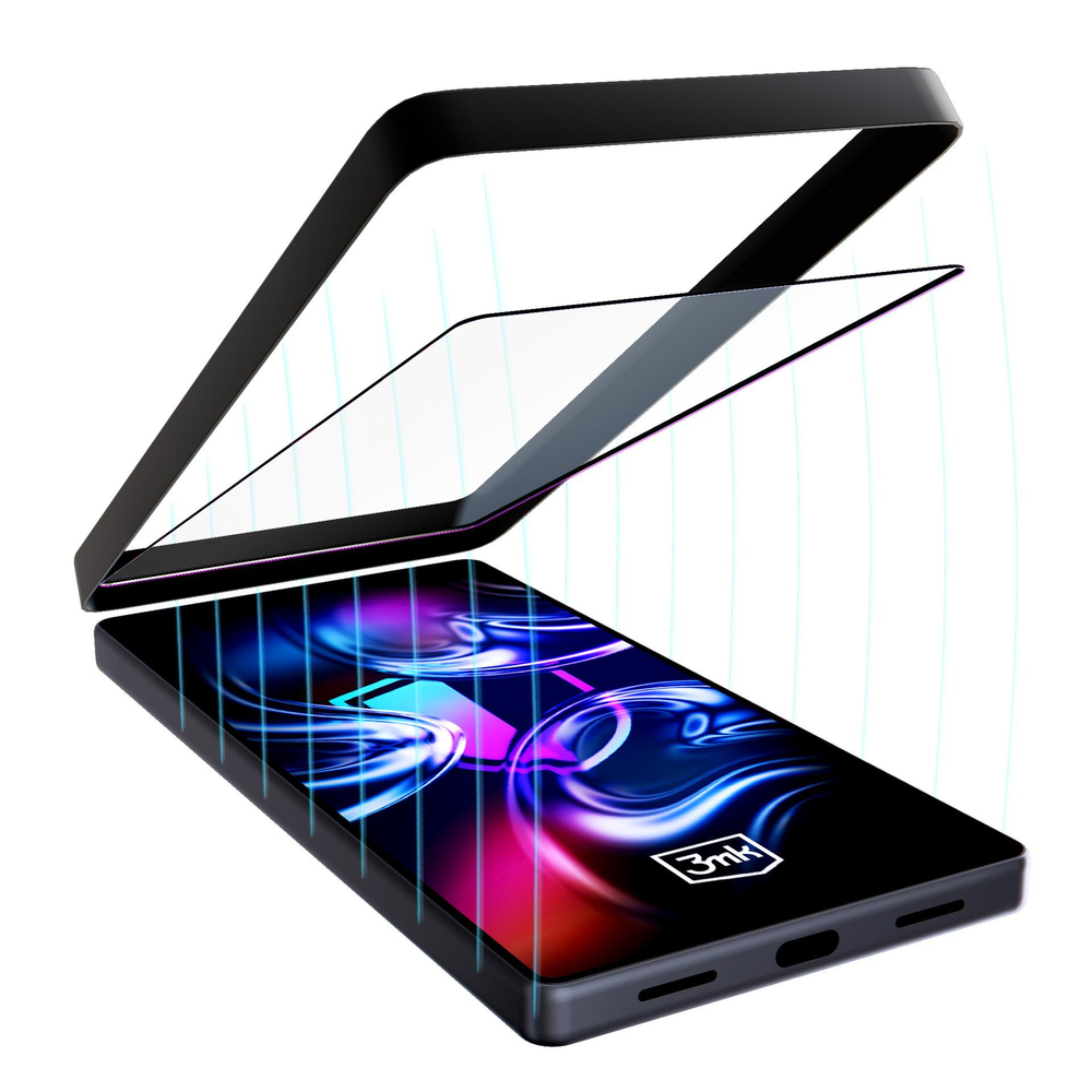 3mk Hardglass Max grūdintas stiklas, skirtas Samsung Galaxy A35 / A55 5G