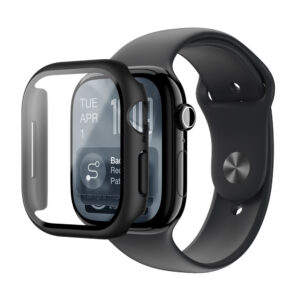 AmazingThing Radix FullGuard stiklas Apple Watch 11 46 mm – juodas
