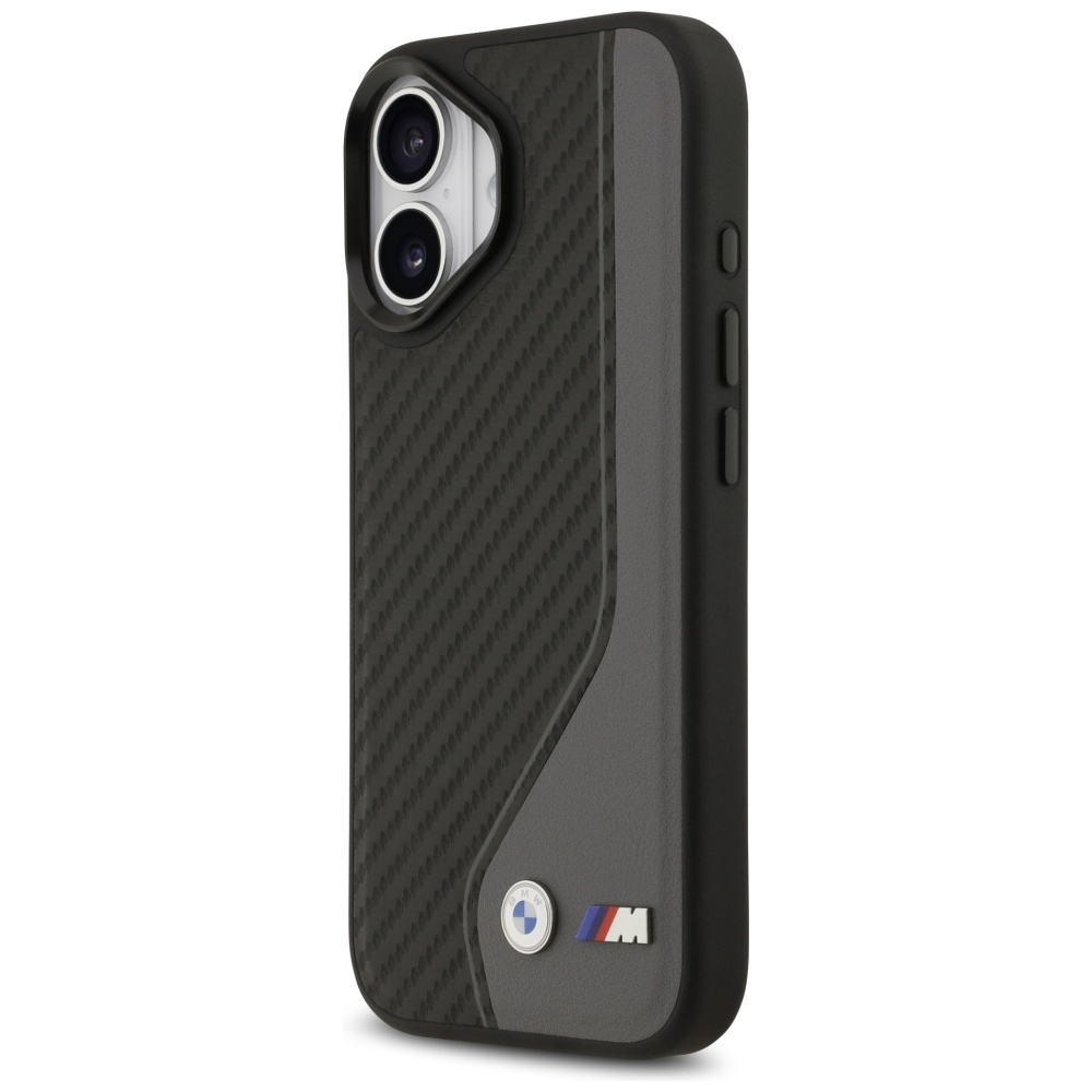 BMW M anglies logotipas MagSafe Dėklas, skirtas iPhone 17 - Black and Gray