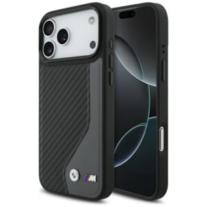BMW M anglies logotipas MagSafe dėklas, skirtas iPhone 17 Pro Max - graphite