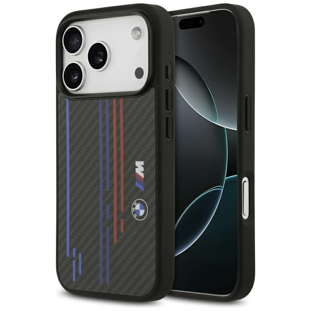 BMW M Kevlar MagSafe dėklas iPhone 17 Pro – juodas