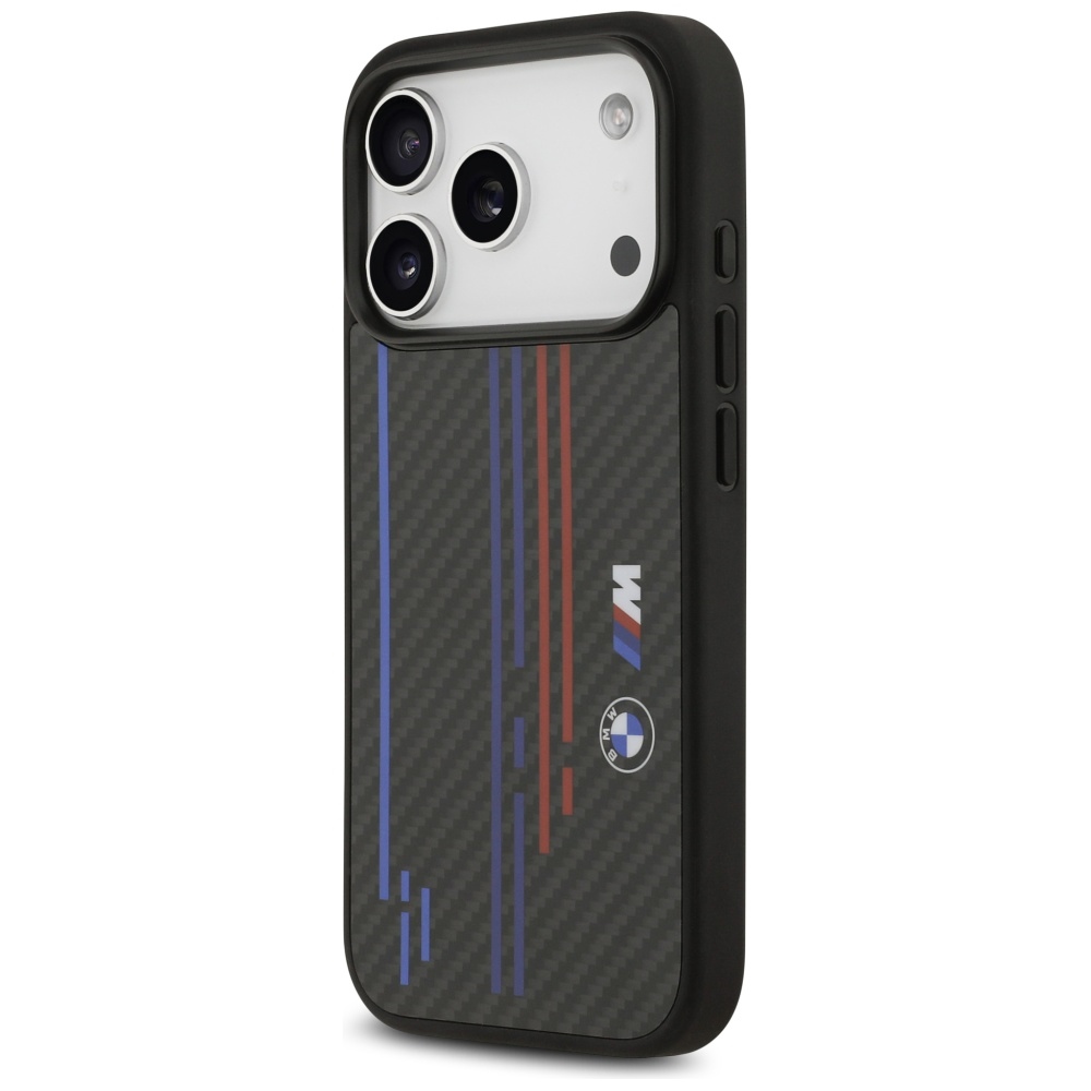BMW M Kevlar MagSafe dėklas iPhone 17 Pro – juodas